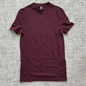 asos Burgundy T-Shirt